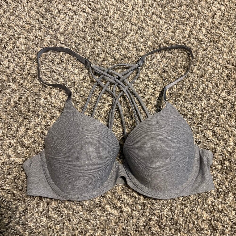 aerie Sunnie Bra Gray